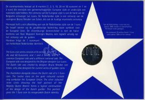 Hollandia 1999. 5c-5G 6klf forgalmi szettben, Euro érmék bemutatásával T:BU