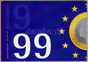 Hollandia 1999. 5c-5G 6klf forgalmi szettben, Euro érmék bemutatásával T:BU