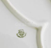 Victoria nagyméretű halszervírozó tál, csehszlovákia, jelzett, hajszálrepedéssel, 54x24,5 cm