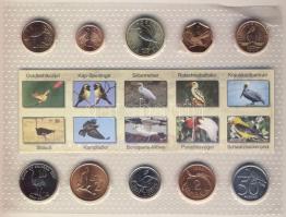 "Madarak" szett, benne 10 állam pénzérméi, egész világ