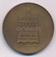 Madarassy Walter (1909-1994) 1938. "Budapest - Szent István / Szent Jobb" kétoldalas bronz...