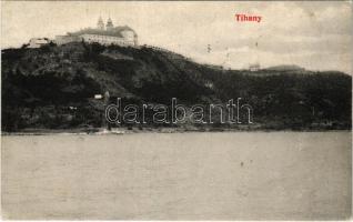 1908 Tihany, látkép az apátsággal