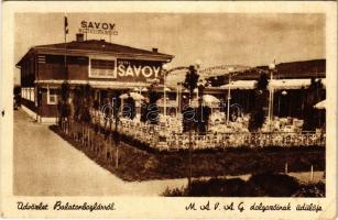 1949 Balatonboglár, MÁVAG dolgozóinak üdülője, Hotel Savoy pensio (EK)