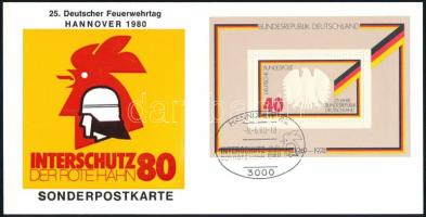 German Federal Republic 1980, Külföldi levelek alacsony áron; NSZK 1980