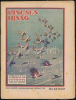 1943 Kincses Újság 2 db száma (III. 24 és 31.), számos II. világháborús képpel és szöveggel, kisebb ...