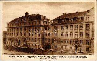 Budapest VI. A MÁV B.B.I. nagybányai vitéz Horthy Miklós kórháza és központi rendelője (fl)