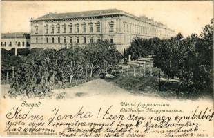 1900 Szeged, Városi főgimnázium. Schmidt Edgar kiadása