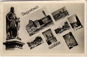 1943 Nagyvárad, Oradea; mozaiklap / multi-view postcard (EK)