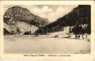 Gyilkos-tó, Ghilcos, Lacul Rosu; Lacul ucigas cu Tohard / Gyilkostó a Cohárddal / frozen lake, mountain (EK)