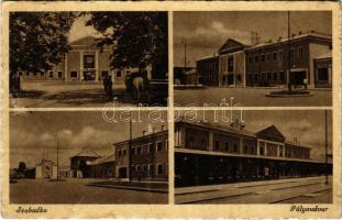 1943 Szabadka, Subotica; Pályaudvar, vasútállomás / railway station (EK)