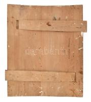 19. századi orosz ikon: Ünnepi ikon. Tojástempera, fa. Hátoldala tisztított. Kis kopással, szép álla...