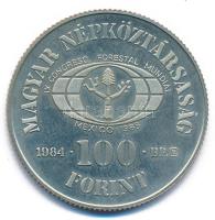 1984. 100Ft Cu-Ni "FAO - Ha kivágod, ültess is" T:UNC (eredetileg PP) Adamo EM81