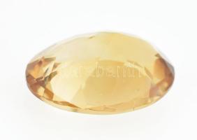 Brazil citrin kabosan csiszolással 5,57cts 14,2x11,4x6 mm