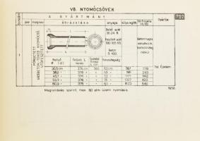 1958 Az Építésügyi Minisztérium Beton- és Vasbetonelemgyártó üzemeinek gyártmánykatalógusa. Kissé sé...