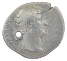 Római Birodalom / Róma / Hadrianus 117-138. Denarius Ag (2,88g) T:F ly., repedés Roman Empire / Rome / Hadrian 117-138. Denarius Ag [HA]DRIANVS [...] / [...] TI AVG [...] (2,88g) C:F holed, cracked