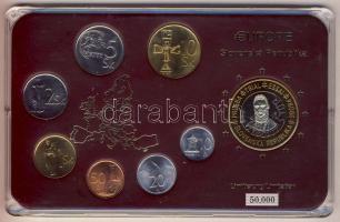Szlovákia 1994-2003. 10h-10K 7klf db + 2004. 1€ próbaveret kereskedői szettben T:1 Limitált példányszám!