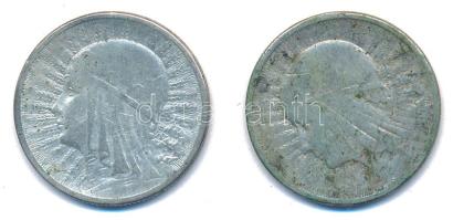 Lengyelország 1933-1934. 2Zl Ag T:XF,VF patina Poland 1933-1934. 2 Zlote Ag C:XF,VF patina Krause Y#20