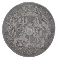 Lengyelország 1775EB Tallér Ag "Stanislaus Augustus" (27,53g) T:F Poland 1775EB Thaler Ag "Stanislaus Augustus" (27,53g) C:F Krause KM# 194
