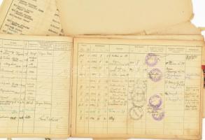 cca 1930-1958 Bp., Nádor u. 30 lakóinak választói névjegyzéke 1958-ból és lakónévsor adatokkal az 19...