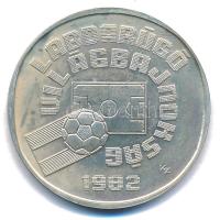 1981. 500Ft Ag "Labdarúgó Világbajnokság 1982" műbőr tokban T:BU patina Adamo EM65