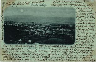 1900 Bártfa, Bardiov, Bardejov; este. Divald / night (EK)