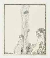 Kozma Lajos (1884-1948): Átalakulás. Cinkográfia, papír, jelzett a cinkográfián, paszpartuban, 19,5×16,5 cm