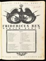 Fridericus Rex: Marsch - Album. Berlin, Herzig Litografált kotta. 48p. Sérült papírborítóval