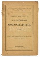 Magyar protestáns egyháztörténeti monográphiák II. kötet, Zoványi Jenő, révész Kálmán, Payr Sándor, Földváry László. Bp., 1898. Hornyánszky. Kiadói papírborítóval .kissé sérült 245p.