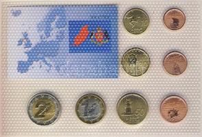 Man-szigetek 2006. 1c,2c,5c,10c,20c,50c,1€,2€ próbaveretek, kereskedői szettben ...