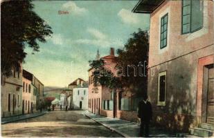 1911 Bileca, Bilek; street view + K.U.K. MILIT. POST. BILEK (EK)