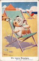 1927 Ein teueres Vergnügen / Drága öröm / An expensive pleasure Bonzo dog. A.R. & Co. B. 1576. s: G. E. Studdy (EK)