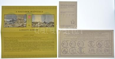 Lapis András (1942-) / Szabó Géza (1939-) 1992. "Feszty-Körkép ezüst éremsor - Árpád Vezér / Sá...