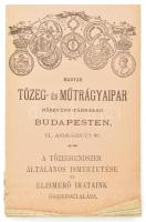 1897 Magyar Tőzeg és Műtrágyaipar Rt, A tőzegrendszer általános ismertetése és elismerő okiratainak összefoglalása 64p. képekkel. Kiadói papírkötésben alján gyűrődéssel