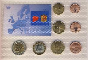 Andorra 2006. 1c,2c,5c,10c,20c,50c,1&#8364;,2&#8364; próbaveretek, kereskedői szettben T:BU