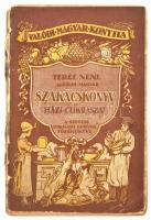 (Garai Ferencné) Teréz néni: Alföldi magyar szakácskönyv és házi cukrászat. A Szegedi Polgári Konyha főzőkönyve. Bp., [1941]. Lingua, 128 p. Kiadói papírkötésben, a borító hiányos: csak elülső tábla van meg és az is levált, az utolsó lap (127/128.) levált.