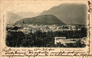 1900 Bad Ischl, Vom Gassner aus gesehen / general view (EK)