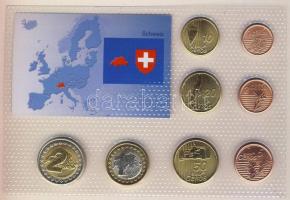 Svájc 2003. 1c,2c,5c,10c,20c,50c,1&#8364;,2&#8364; próbaveretek, kereskedői szettben T:BU