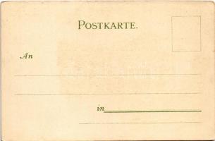 Pöcking, Herzogliches Schloss Possenhofen am Stambergersee / royal castle. E. Nister litho (EK)