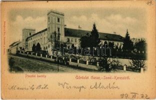 1899 (Vorläufer) Garamszentkereszt, Sväty Kríz nad Hronom, Ziar nad Hronom; Püspöki kastély / bishop's castle (EK)