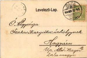 1904 Pápa, Honvéd huszárlaktanya (fl)