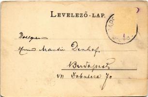 1900 Kőszeg, Ó-ház. Róth Jenő kiadása (kopott sarkak / worn corners)