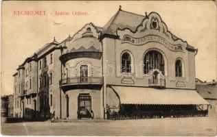 1911 Kecskemét, Iparos Otthon, kávéház és étterem. Komor Gyula kiadása (b)