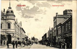 1908 Szekszárd, Széchenyi utca, Salamon üzlete. Báter János kiadása (fl)