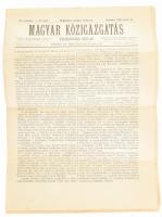 1896 A Magyar Közigazgatás c. folyóirat június 28-i száma