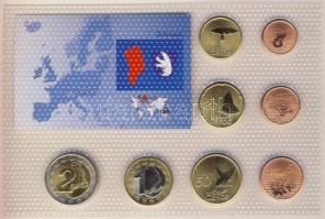 Grönland 2004. 1c,2c,5c,10c,20c,50c,1€,2€ próbaveretek, kereskedői szettben T:BU