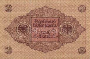 Német Birodalom / Weimari Köztársaság 1920. 2M (7x) piros nyomat, közeli sorszámokkal T:II+,II