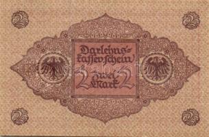 Német Birodalom / Weimari Köztársaság 1920. 2M (7x) piros nyomat, közeli sorszámokkal T:II+,II