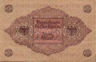 Német Birodalom / Weimari Köztársaság 1920. 2M (7x) piros nyomat, közeli sorszámokkal T:II+,II