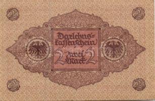 Német Birodalom / Weimari Köztársaság 1920. 2M (5x) piros nyomat, közte közeli sorszámokkal T:II