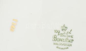 Bareuther bajor porcelán reggeliző készlet Hajós mintával. Matricás, jelzett, hibátlan